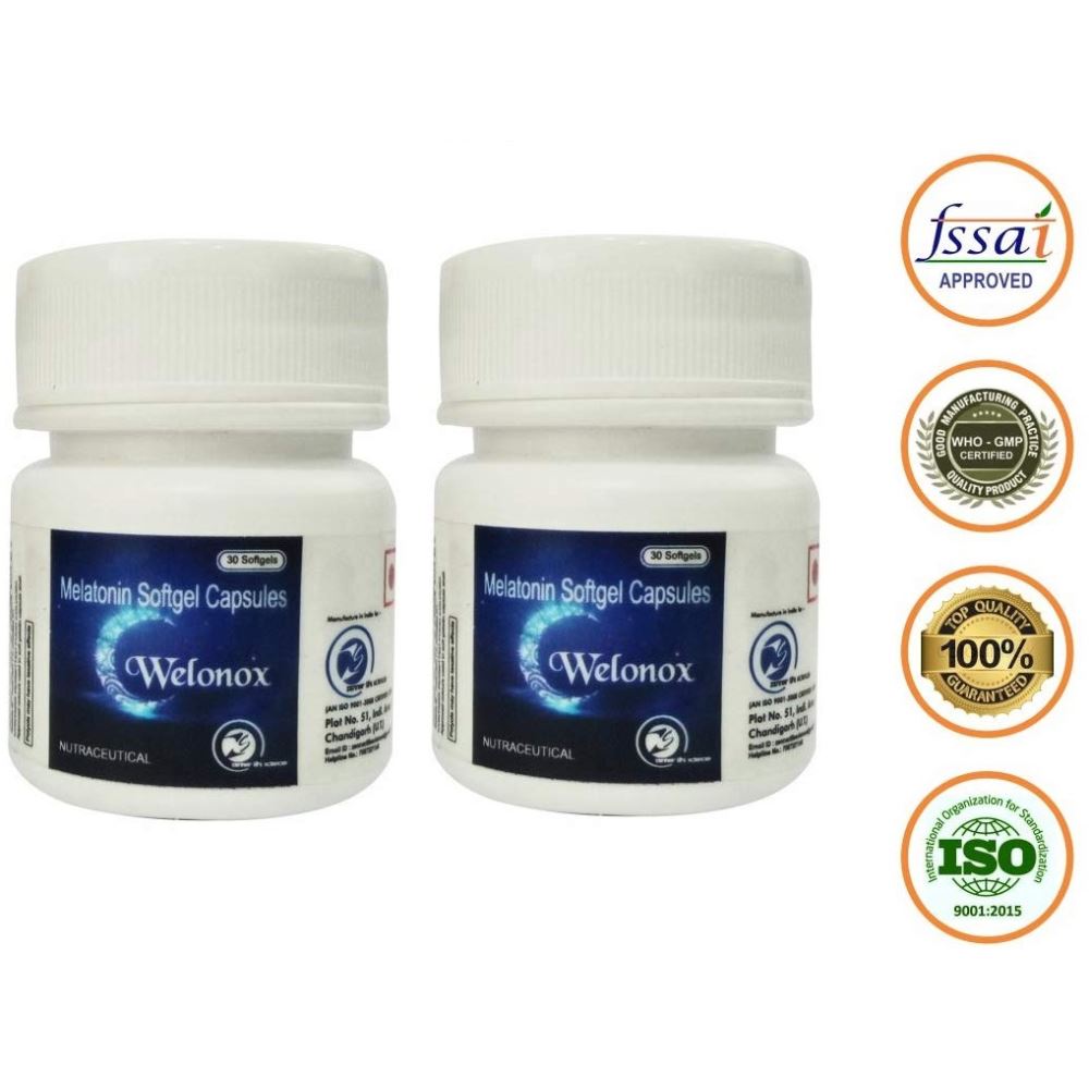 Welonox Sleeping Pills - Sleeping Tablets For Men & Women - Non Habbit (30caps, Pack of 2) Welonox Sleeping Pills - Sleeping Tablets For Men & Women - Non Habbit (30caps, Pack of 2)