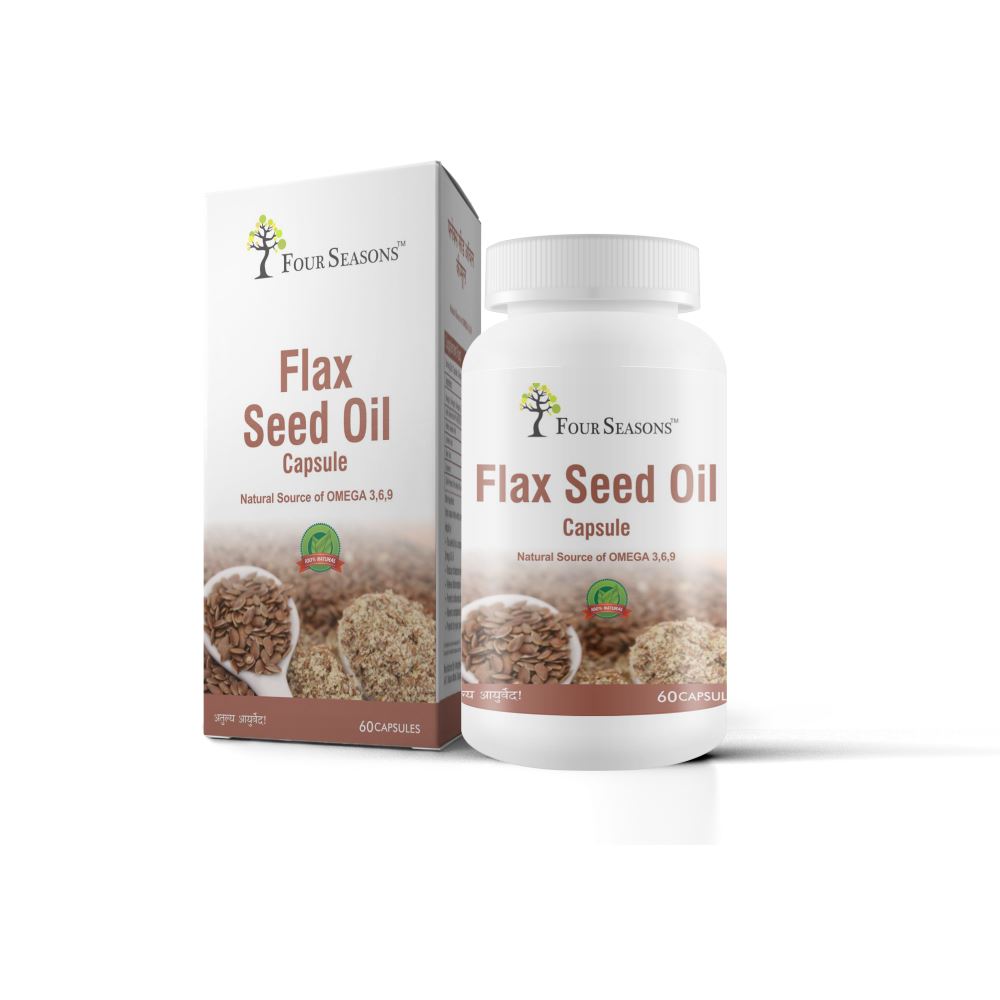 Four Seasons Flaxseed Oil Capsules (60caps)