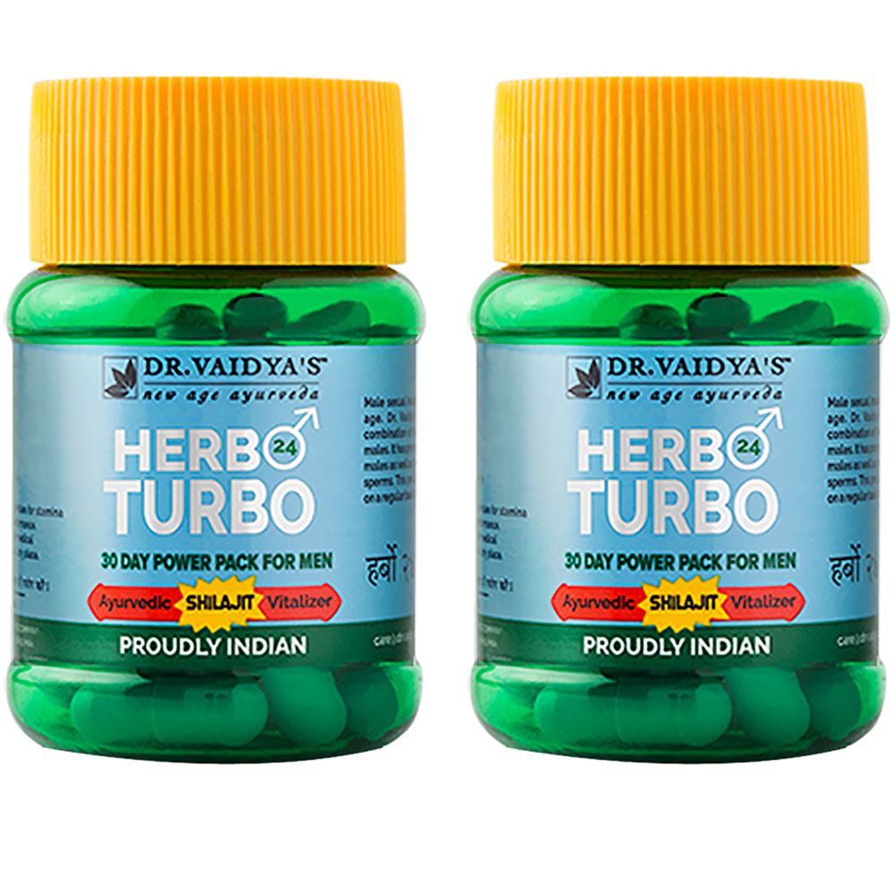Dr. Vaidyas Herbo24Turbo (30caps, Pack of 2)