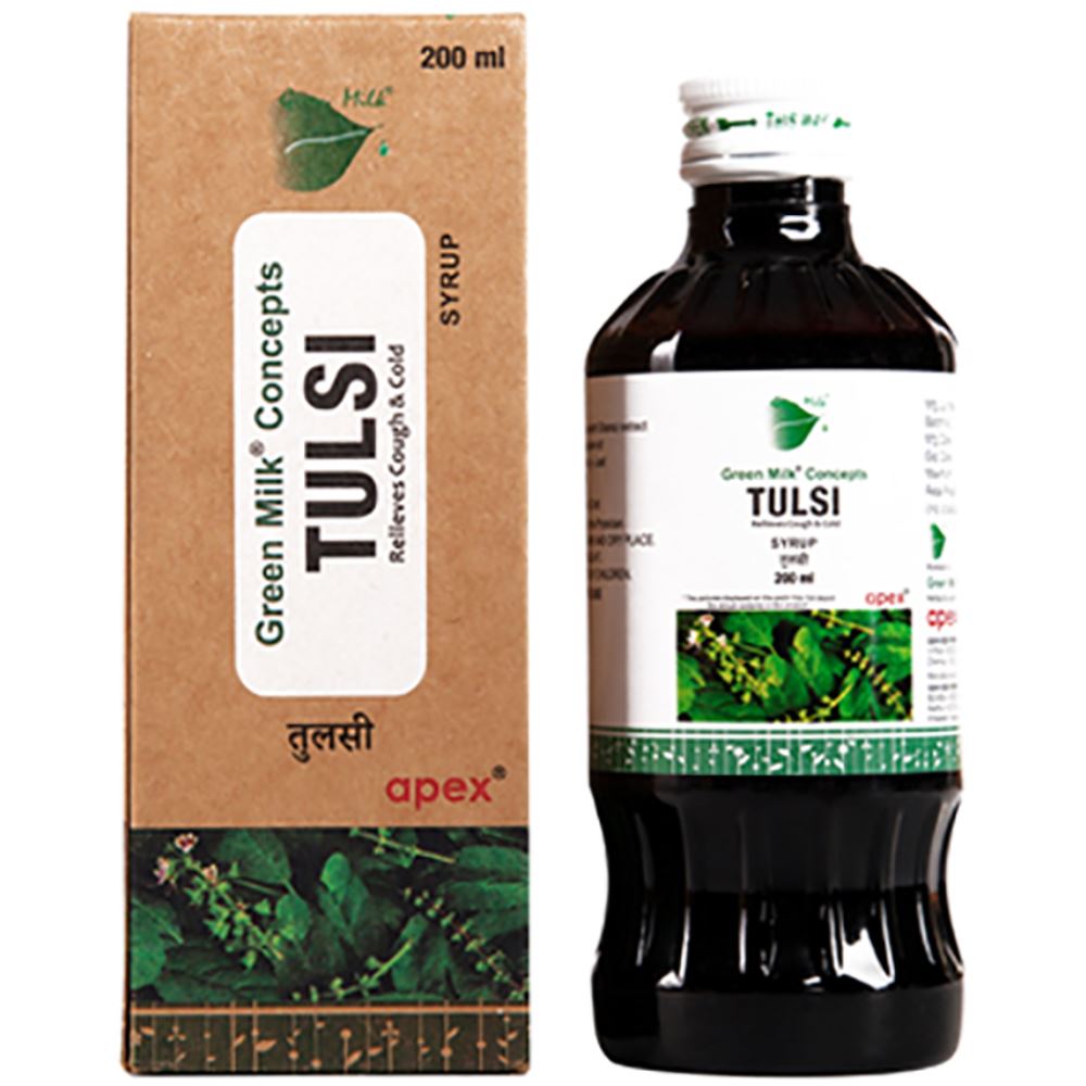 Green Milk Tulsi Syrup (200ml)