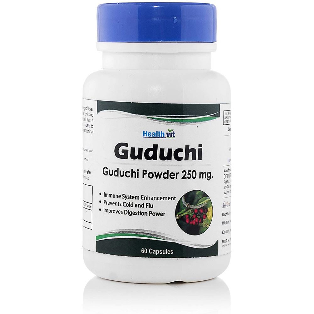 Healthvit Guduchi 250 Mg Capsules (60caps, Pack of 2)