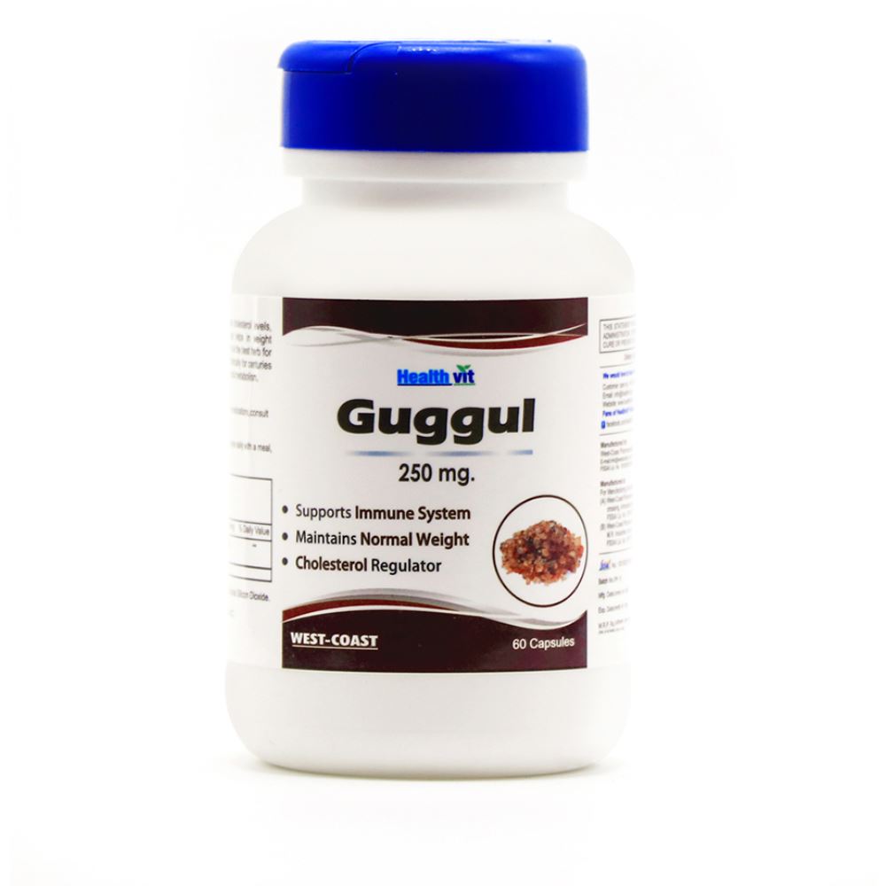 Healthvit Guggul Powder 250 Mg Capsules (60caps)