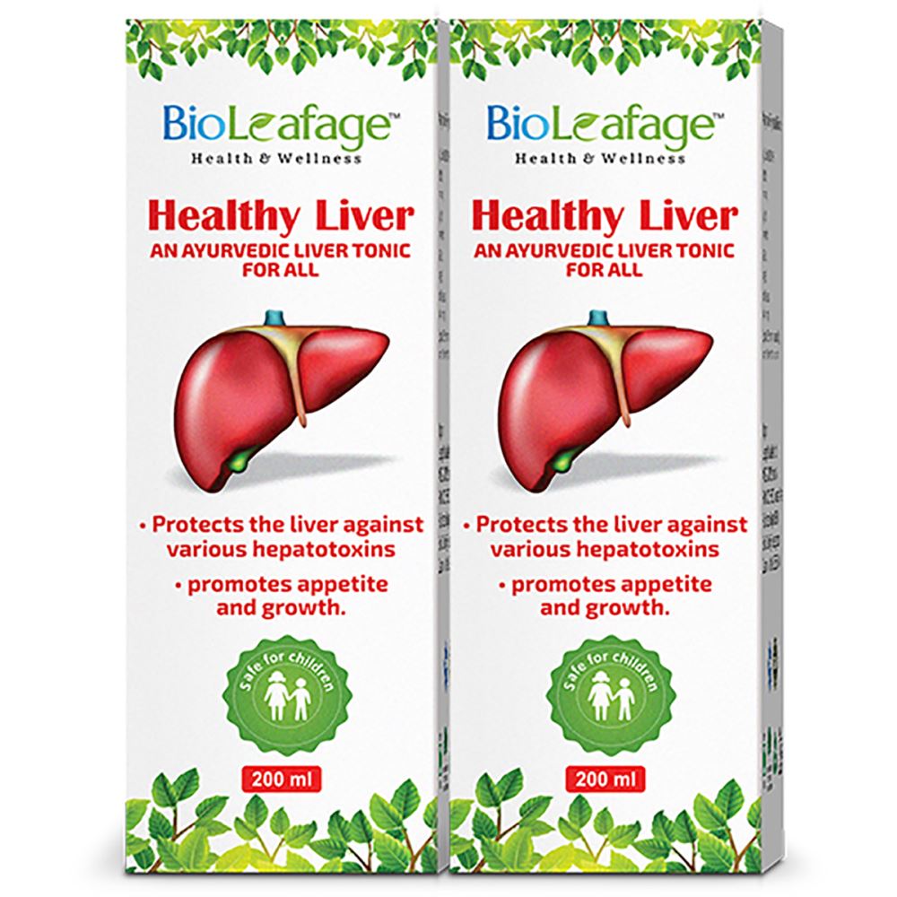 Bioleafage Healthy Liver Tonic (200ml, Pack of 2)