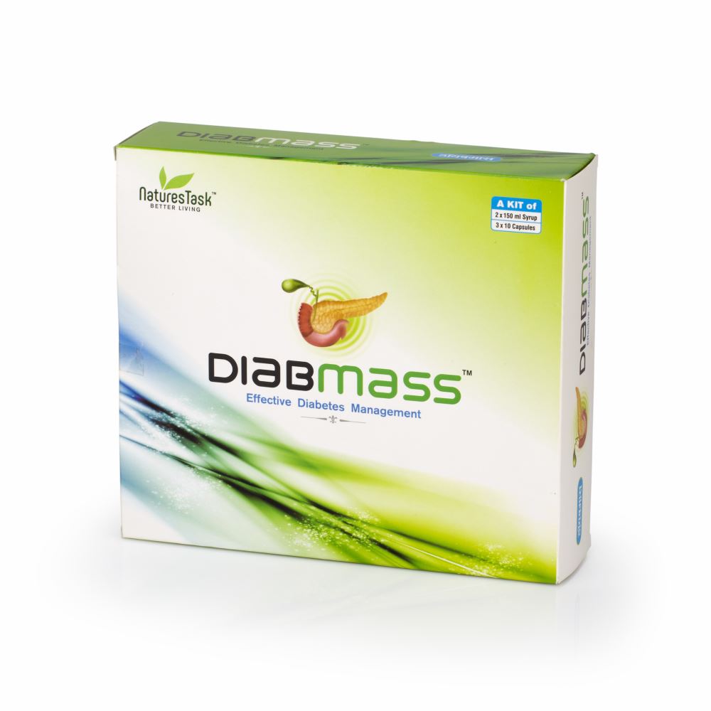 Naturestask Diabmass Kit {2*150 ML + 3*10 CAP} (1Pack)