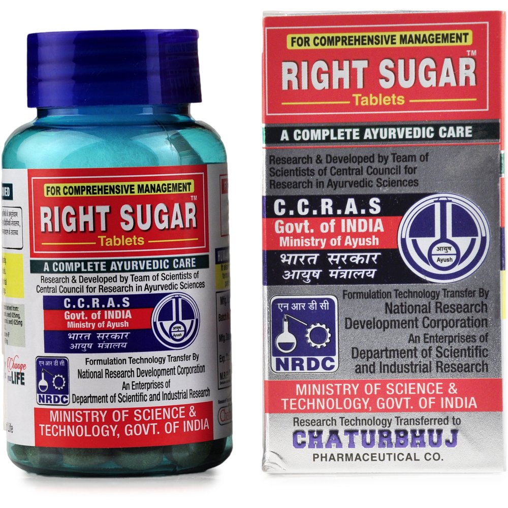 Chaturbhuj Pharma Right Sugar Tablets (120tab)
