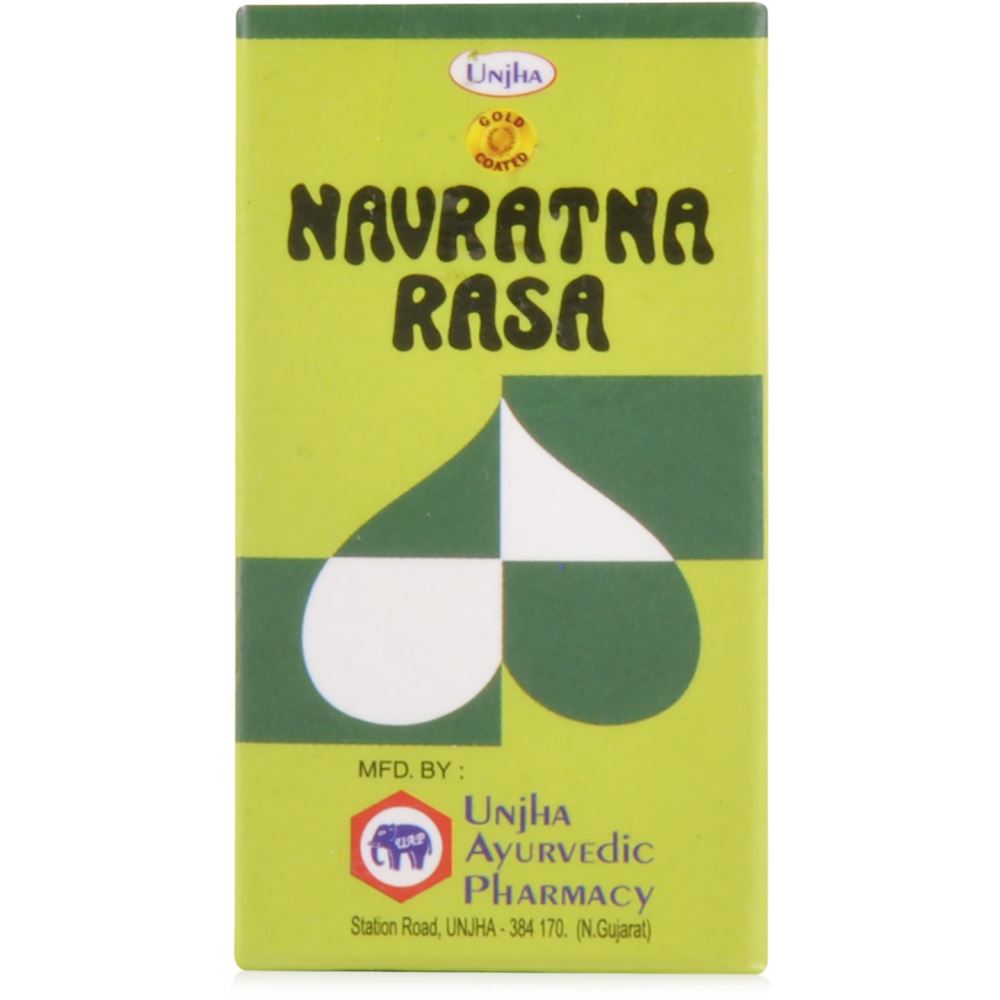 Unjha Navratna Ras (Gold Coated) (30tab)