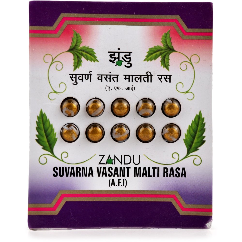 Zandu Vasant Malti Ras (Swarn Yukt) (10tab)
