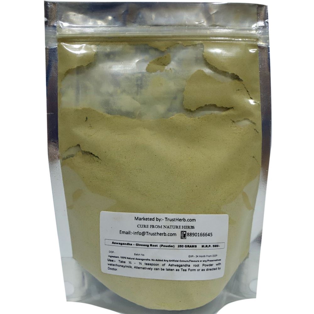 TrustHerb Ashwagandha - Ginseng Root Powder (250g)