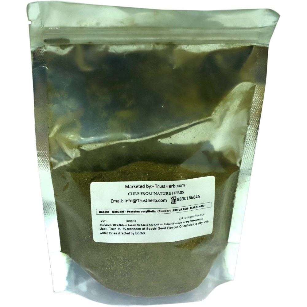 TrustHerb Babchi - Bakuchi - Psoralea Corylifolia Powder (250g)