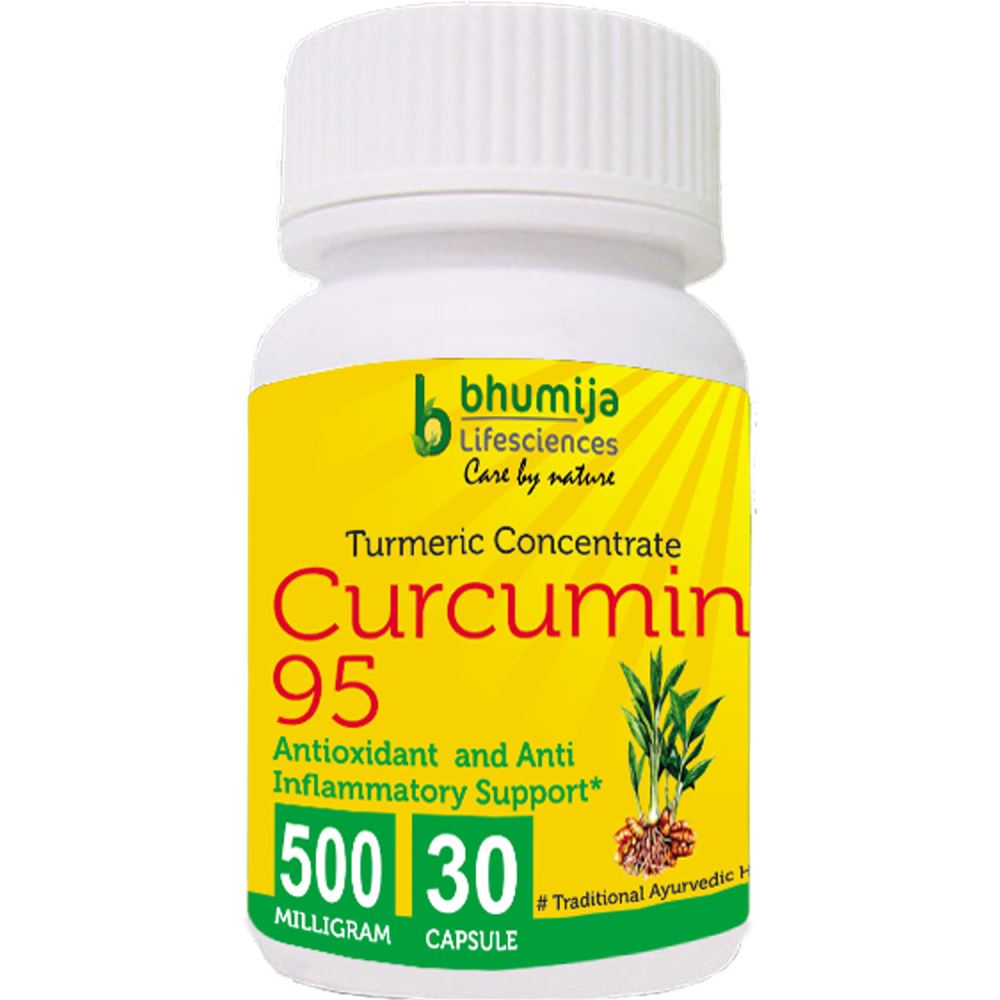 Bhumija Lifesciences Curcumin With Piper Nigram (Curcuma Longa) Capsules (30caps)