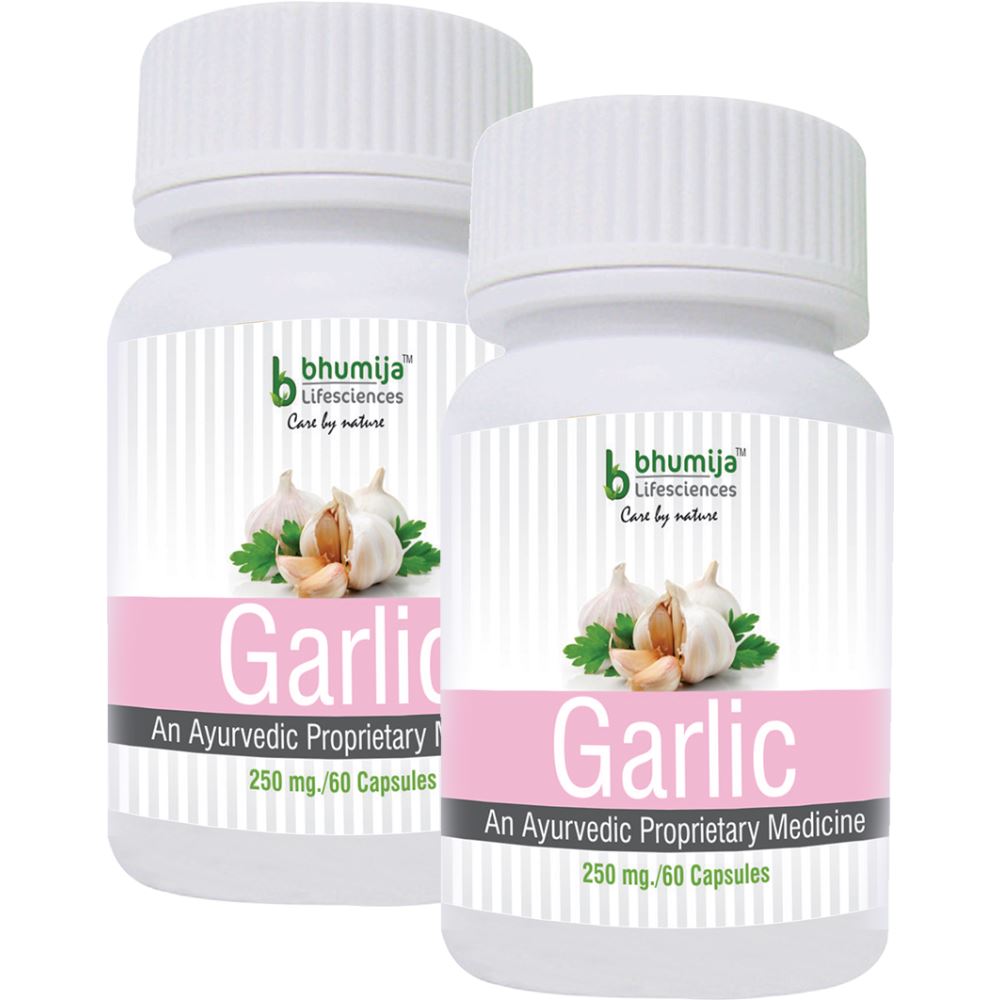 Bhumija Lifesciences Garlic Capsules (60caps, Pack of 2)