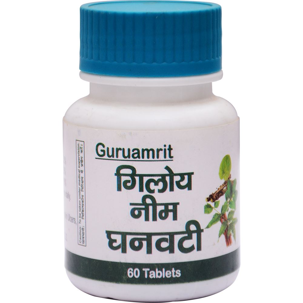 Guruamrit Trading Giloy Neem With Tulsi Ghanwati Tablets (60tab)