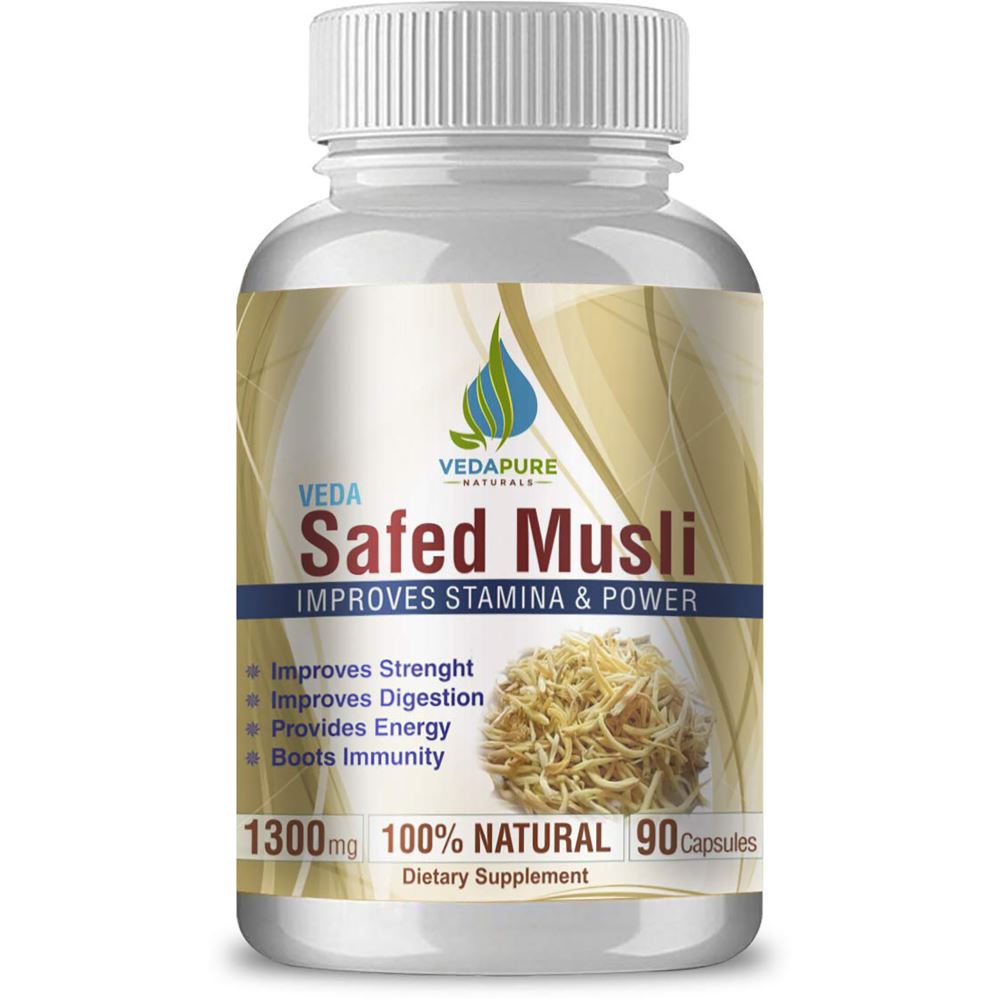 Vedapure Naturals Safed Musli Capsule (90caps)