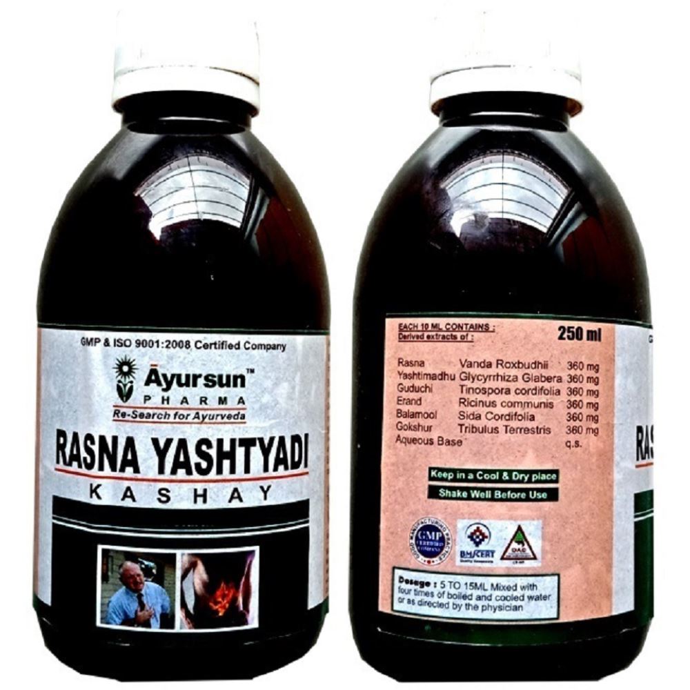 Ayursun Pharma Rasna Yashtyadi Kashay (250ml)