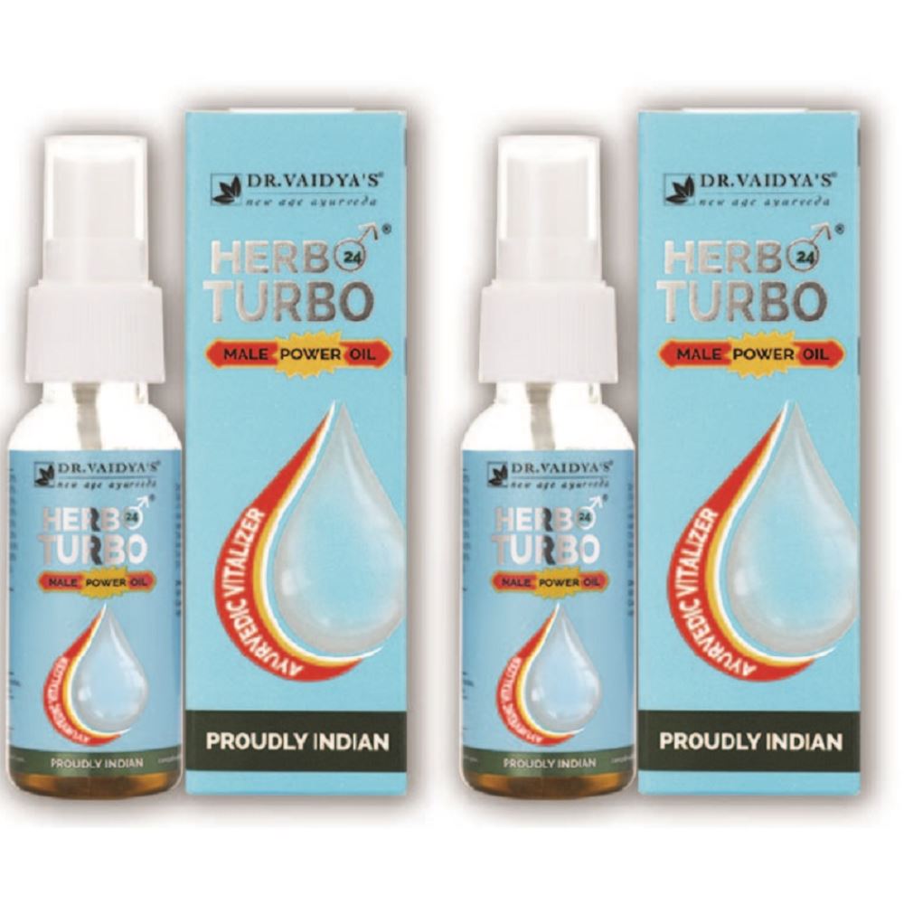 Dr. Vaidyas Herbo 24 Turbo Power Oil (25ml, Pack of 2)