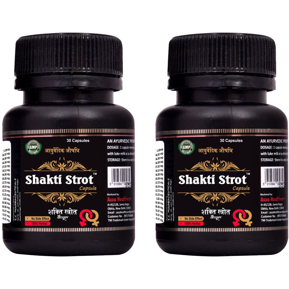 Asza Healthcare Shakti Strot Capsule (30caps, Pack of 2)