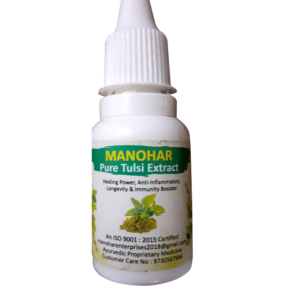 Manohar Tulsi Drops Extract (15ml)