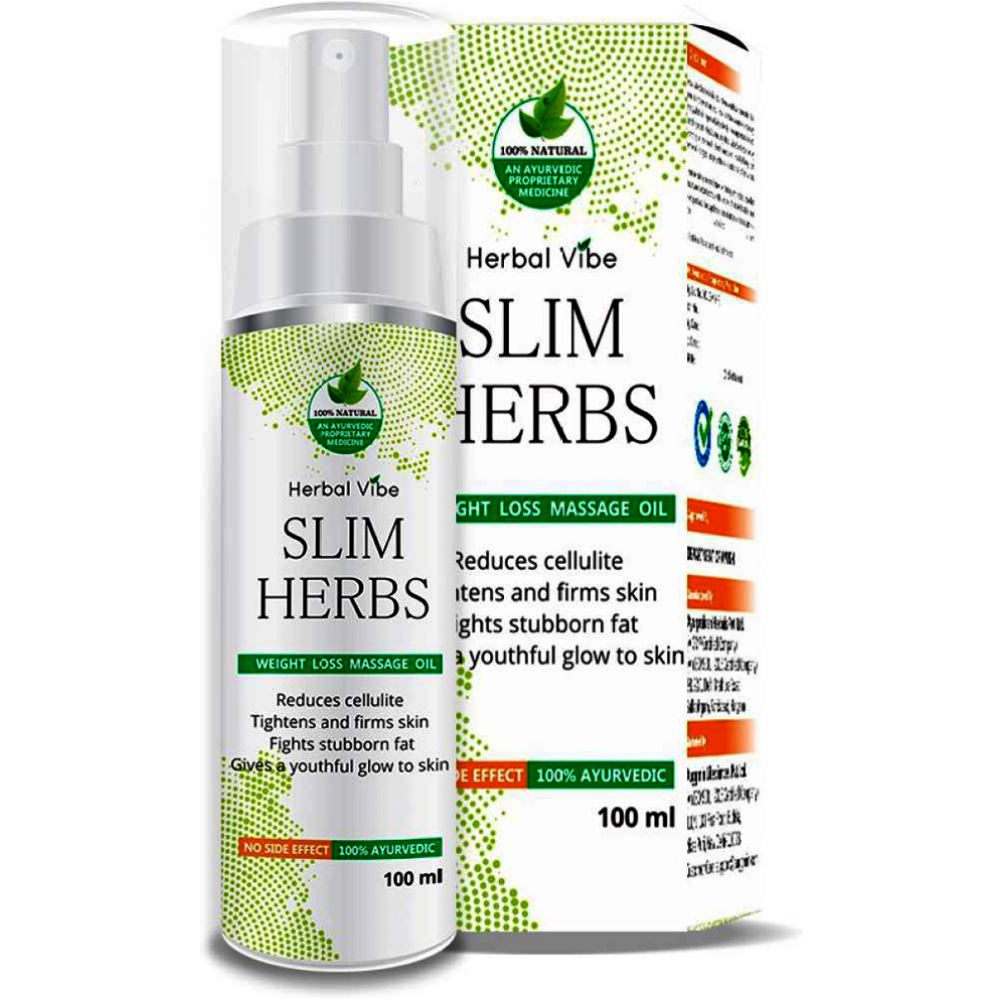 Herbal Vibe Weight Loss Massage Oil Slim Herbs (100ml)
