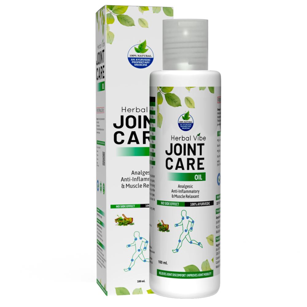 Herbal Vibe Pain Relief Oil Joint Care (100ml)
