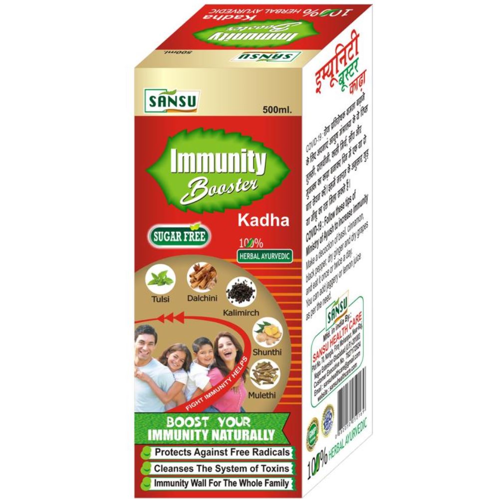 Sansu Sugar Free Imyunity Booster Kadha Covid-19 (500ml)