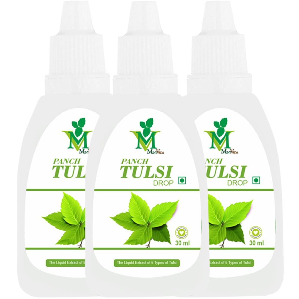 Mint Veda Panch Tulsi Drop  (30ml, Pack of 3)