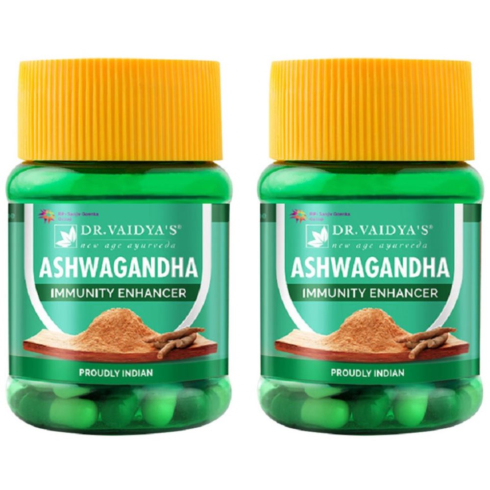 Dr. Vaidyas Ashwagandha Capsules (30caps, Pack of 2)