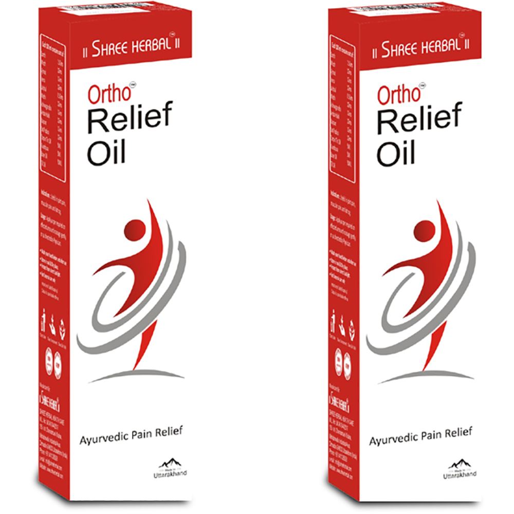 Shree Herbal Ortho Relief Oil (120ml, Pack of 2)
