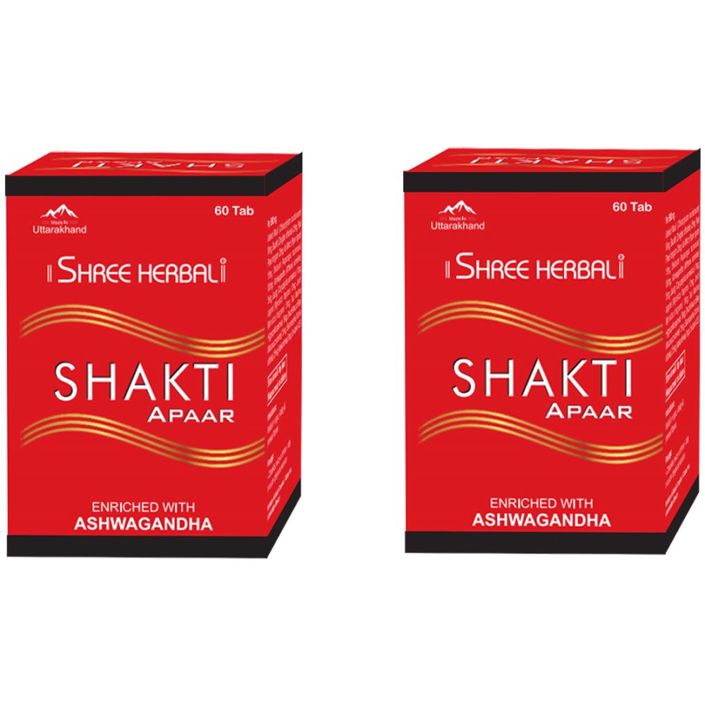 Shree Herbal Shakti Apaar Tablets (60tab, Pack of 2)