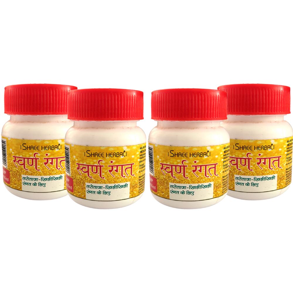 Shree Herbal Swarn Rangat Face Tablets (60tab, Pack of 4)