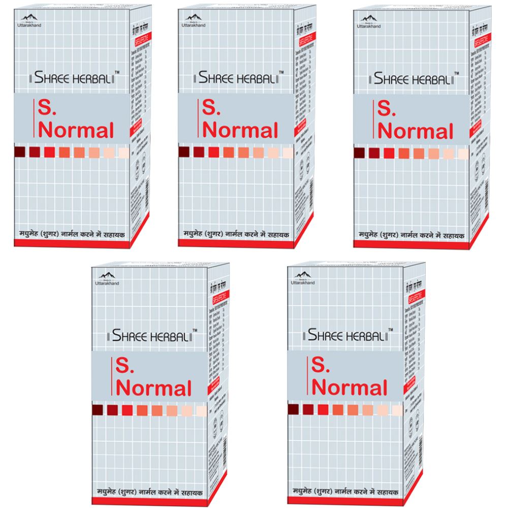 Shree Herbal S. Normal Tablets (60tab, Pack of 5)