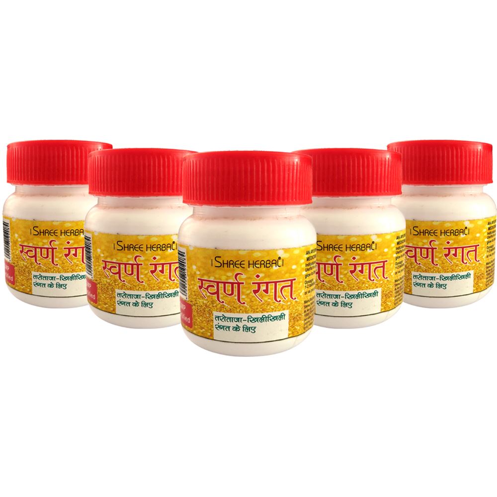 Shree Herbal Swarn Rangat Face Tablets (60tab, Pack of 5)