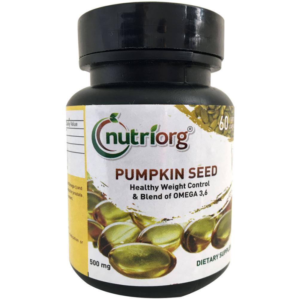 Nutriorg Pumpkin Seed Oil Soft Gel Capsule (60caps)