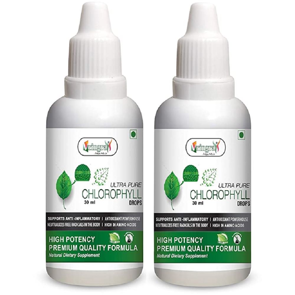 Vringra Chlorophyll Drops (30ml, Pack of 2)