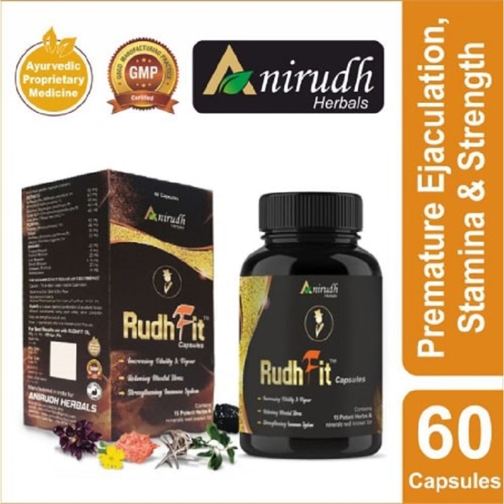 Anirudh Herbals Ayurvedic Rudhfit For Strength & Stamina Capsules (60caps)
