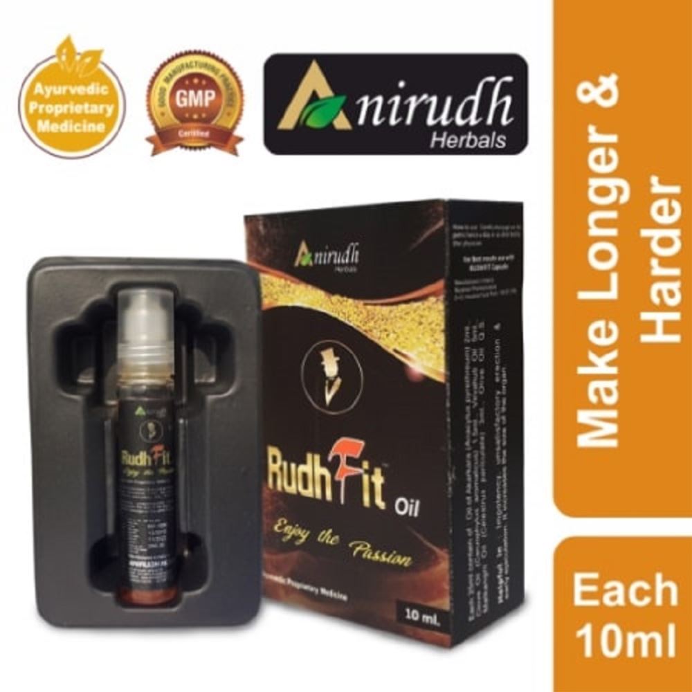 Anirudh Herbals Ayurvedic Rudhfit Oil Make Longer And Harder (10ml, Pack of 2)