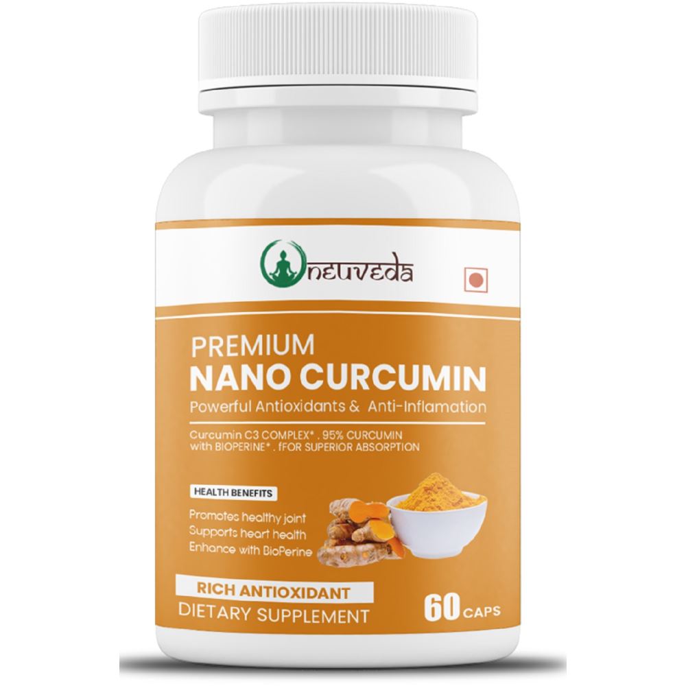 Neuveda Nano Curcumin Extract Capsules 500Mg (60caps)