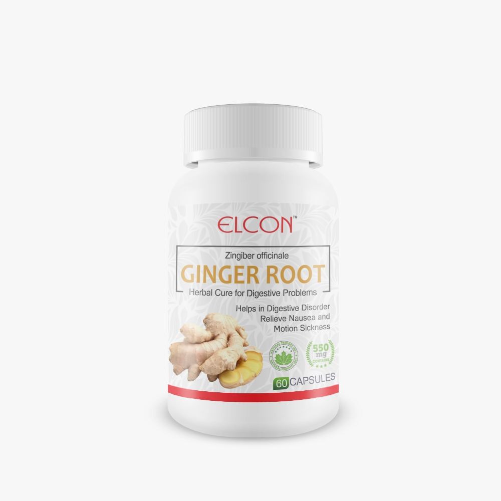 Elcon Ginger Root 550Mg Capsule (60caps)