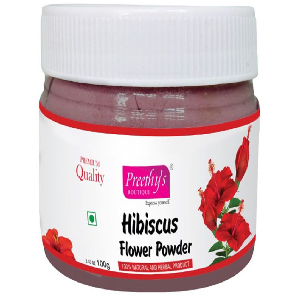 Preethy's Boutique Premium Quality Hibiscus Flower Powder (100g)