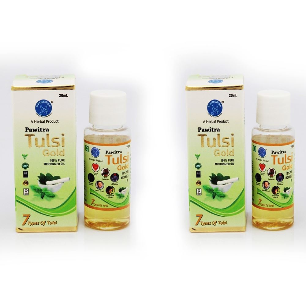 Pitrashish Pawitra Tulsi Gold (20ml, Pack of 2)