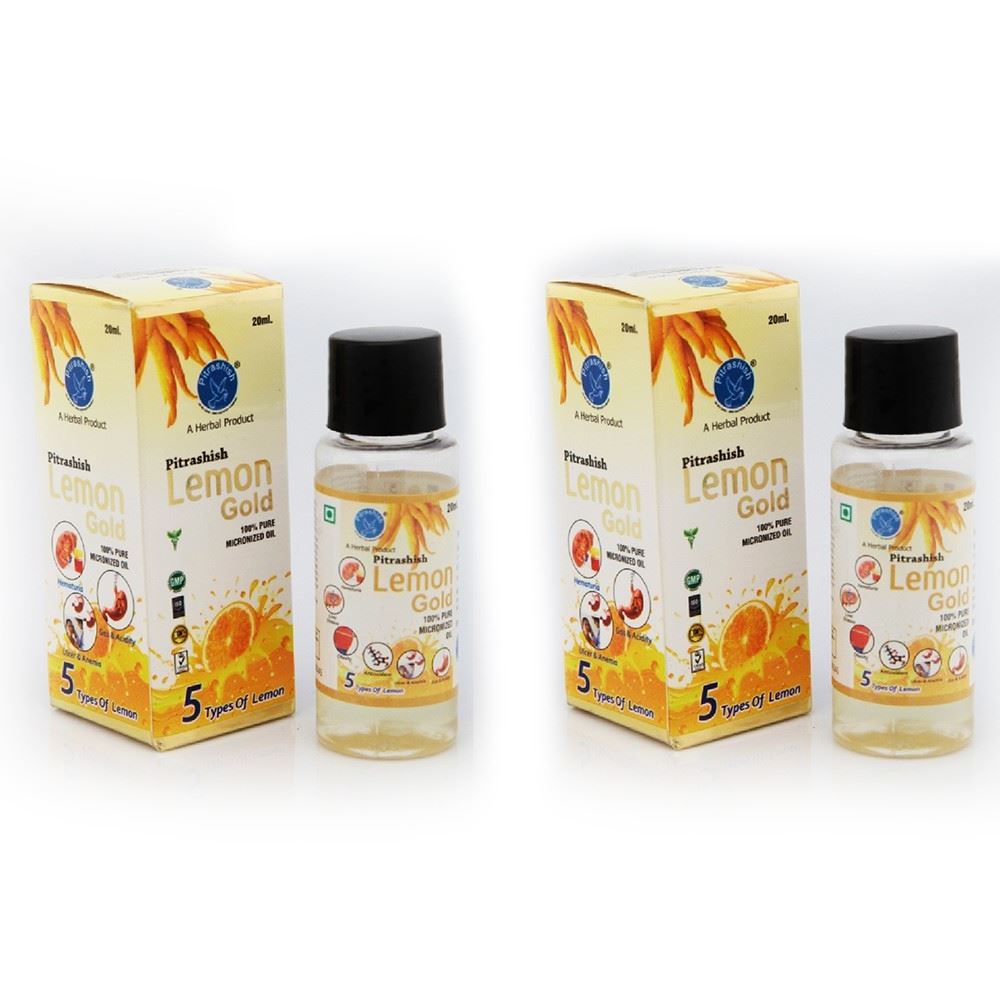 Pitrashish Lemon Gold (20ml, Pack of 2)