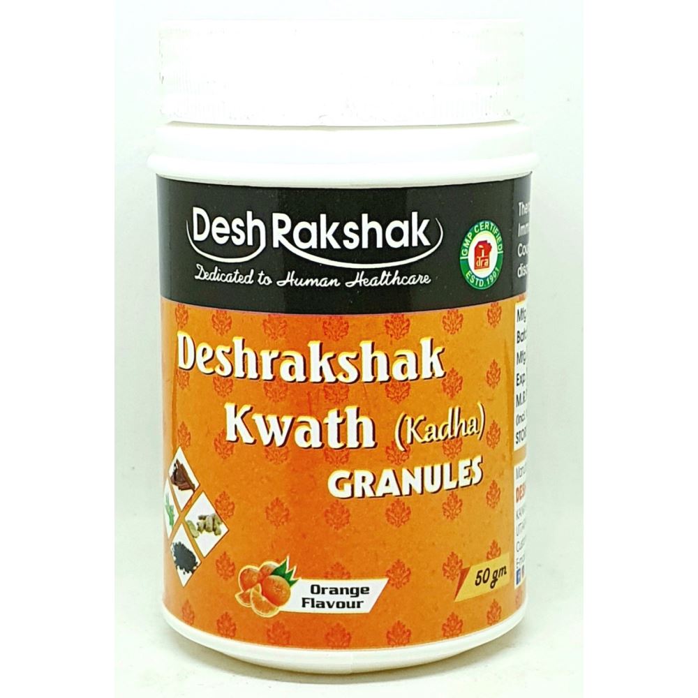 Deshrakshak Kwath (Kadha) Granules Orange Flavour (50g)