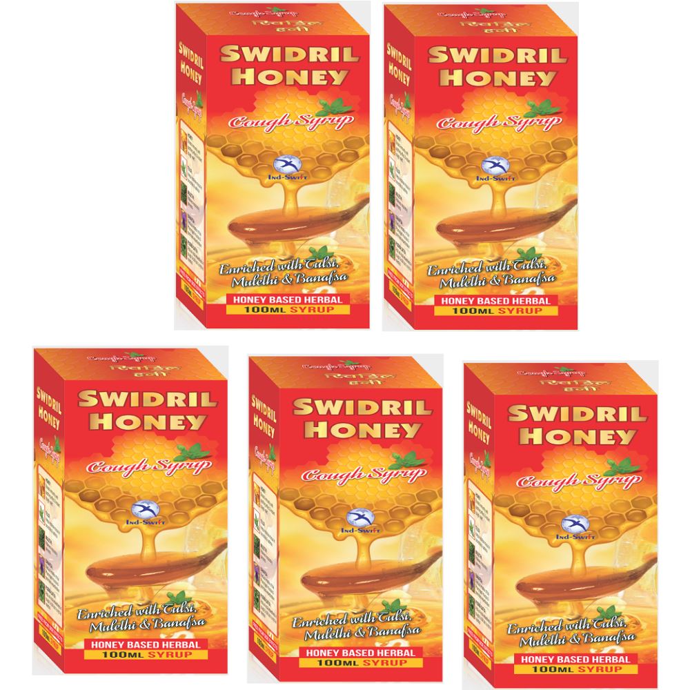 Ind Swift Swidril Cough Syrup (100ml, Pack of 5)