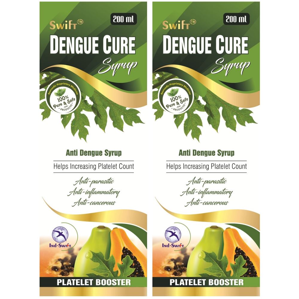 Ind Swift Dengue Cure Syrup (200ml, Pack of 2)