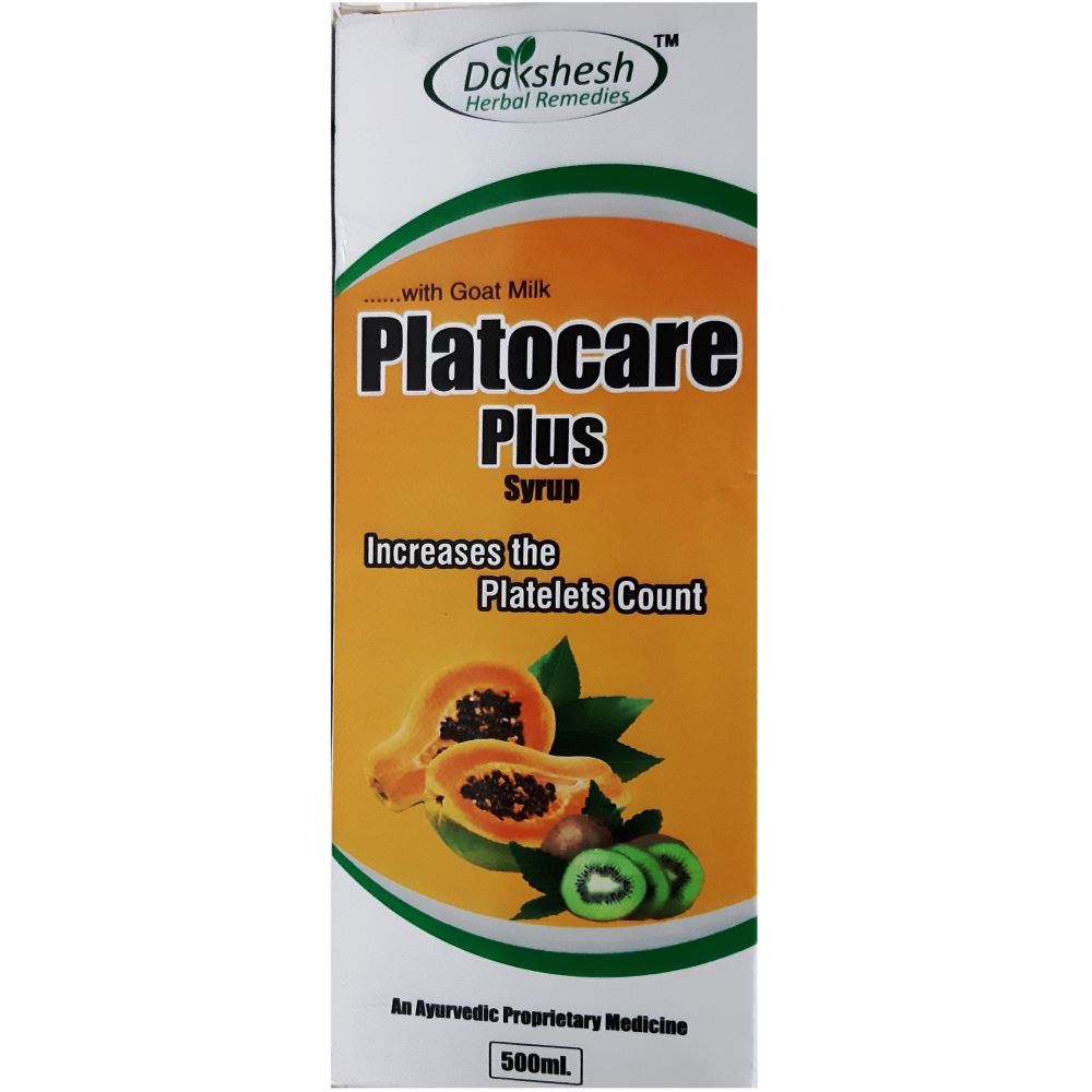 Dakshesh Herbal Remedies Platocare Plus Syrup (500ml)