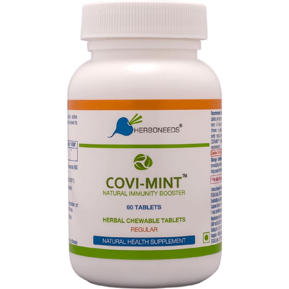 Herboneeds Covi Mint Natural Immunity Booster Regular (60tab)