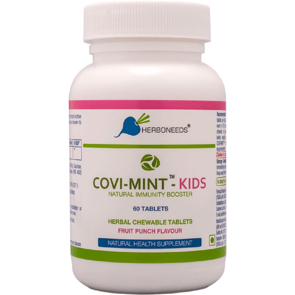 Herboneeds Covi Mint Natural Immunity Booster Kids (60tab)