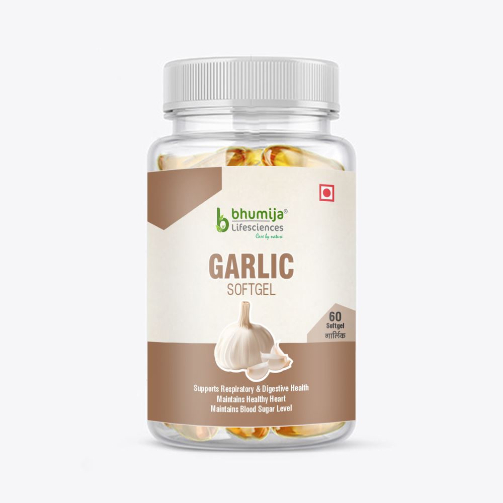 Bhumija Lifesciences Garlic Oil Softgel Capsule (60caps)