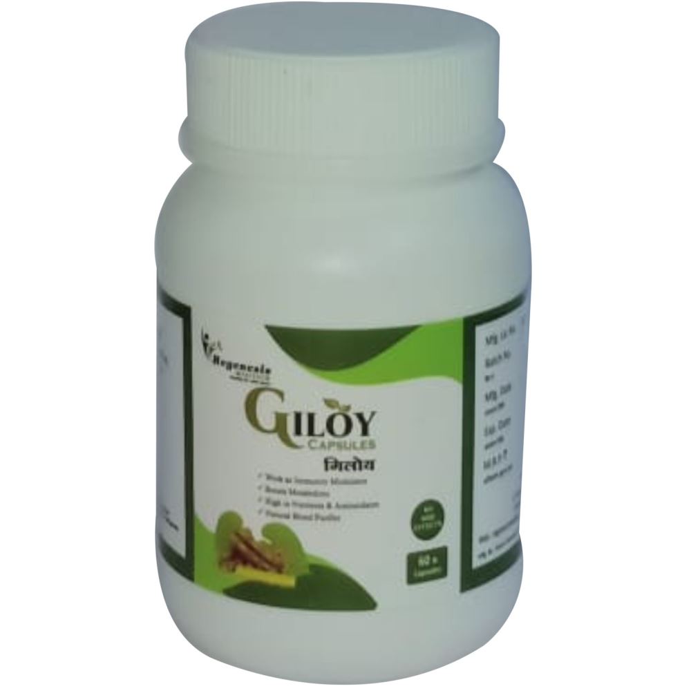 Regenesis Giloy Capsules (60caps, Pack of 3)