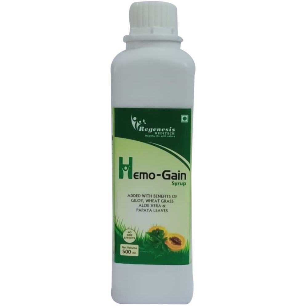 Regenesis Hemogain Syrup (500ml, Pack of 2)