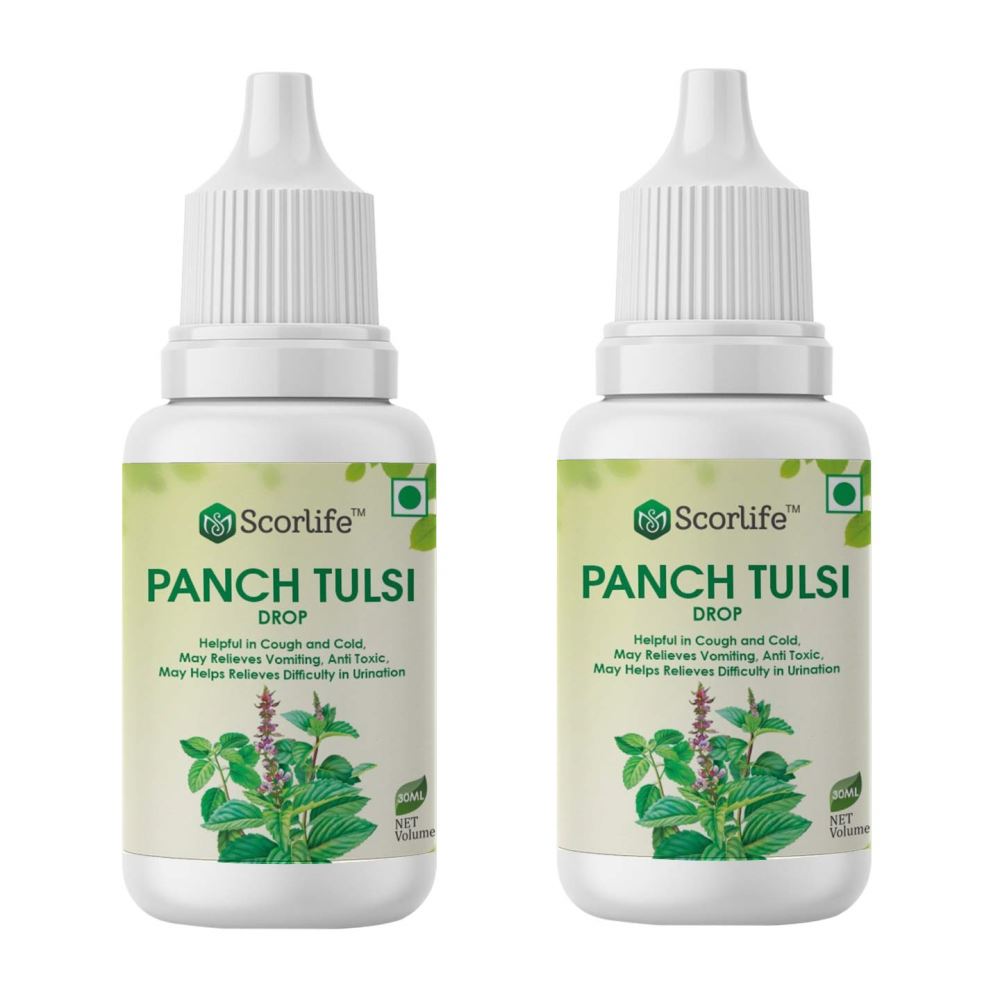 Scorlife Panch Tulsi Drop (30ml, Pack of 2)